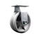 Service Caster 5'' V-Groove Semi Steel Wheel Rigid Caster with Bronze Bearing SCC-20R520-VGBZ - alternate 1